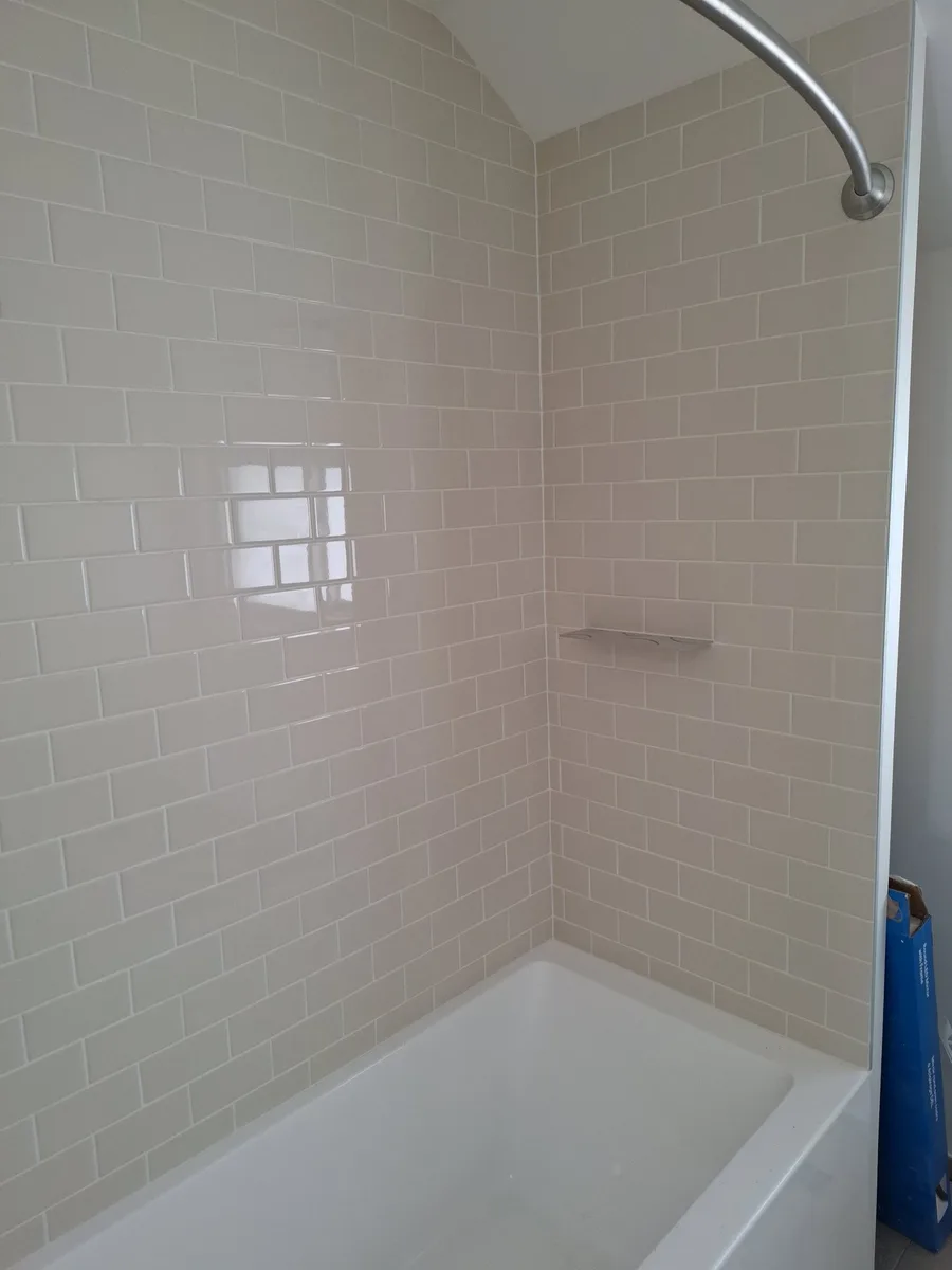 First floor bathroom renovation — finished view