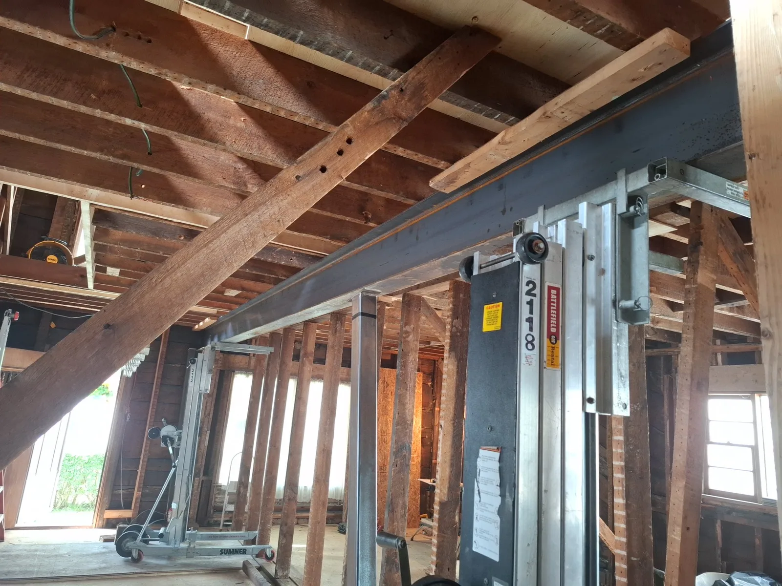 Kitchen renovation — progress stage