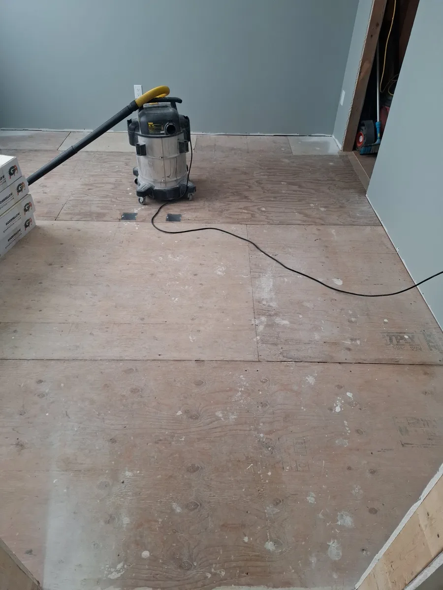 Office renovation — progress stage