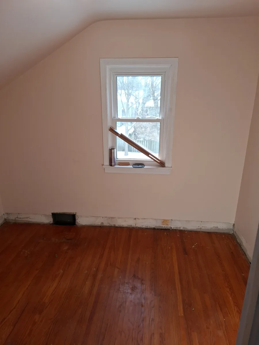 First kids room refresh in Niagara Falls — progress stage